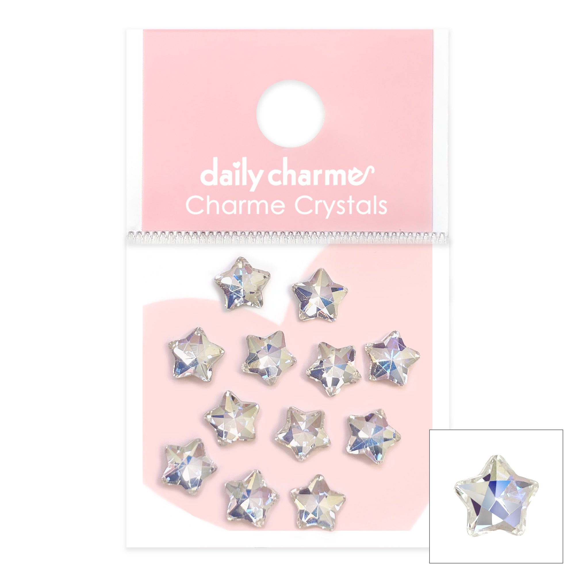 Charme Crystal Star Rhinestone / Moonlight Charme Crystal Star Rhinestone / Moonlight Quality Iridescent Rhinestone for Nail Art