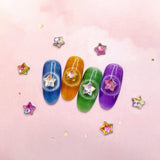 Charme Crystal Star Rhinestone / Moonlight Quality Iridescent Rhinestone for Nail Art