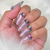 Charme Crystal Star Rhinestone / Peacock Quality Iridescent Rhinestone for Nail Art