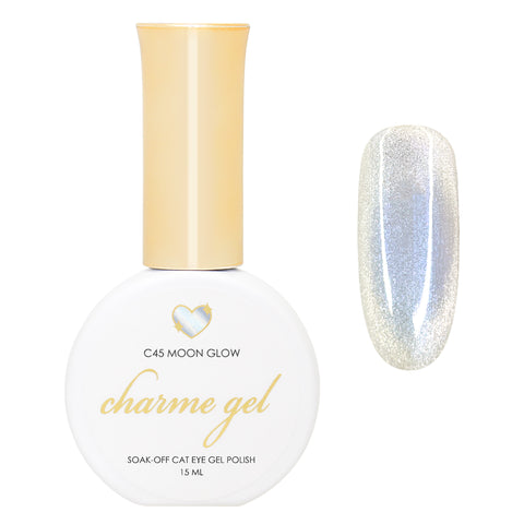 Charme Gel / Cat Eye C45 Moon Glow Blue Magnetic Nail Polish Moonstone Dreamy