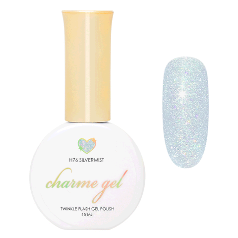 Charme Gel / Twinkle Fairy H76 Silvermist Pastel Blue Iridescent Holographic