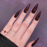 Charme Gel H93 Dark Matter | Dark Burgundy Holographic Twinkle Flash Gel
