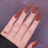 Charme Gel H94 Interstellar | Dark Orange Holographic Twinkle Flash Gel