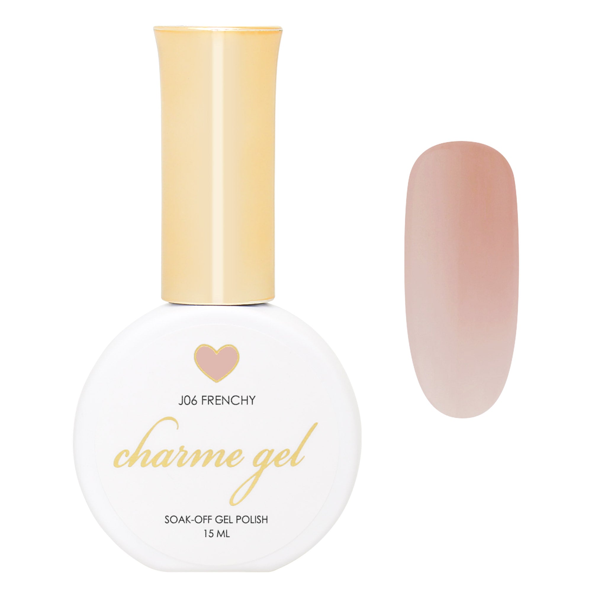 Charme Gel / Jelly J06 Frenchy Charme Gel / Jelly J06 Frenchy Neutral Light Beige Sheer Polish