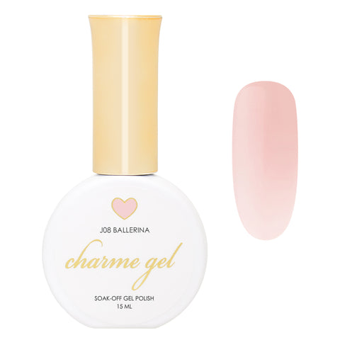 Charme Gel / Jelly J08 Ballerina Light Beige Porcelain Tone Nail French
