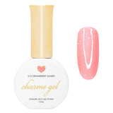 Charme Gel / Shimmer Jelly S12 Strawberry Sunset Coral Red Nail Polish Iridescent Holographic Summer Trend