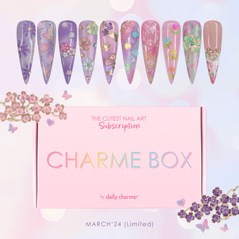 Charme Box / March 2024 Spring Limited Best Nail Art Subscription Box