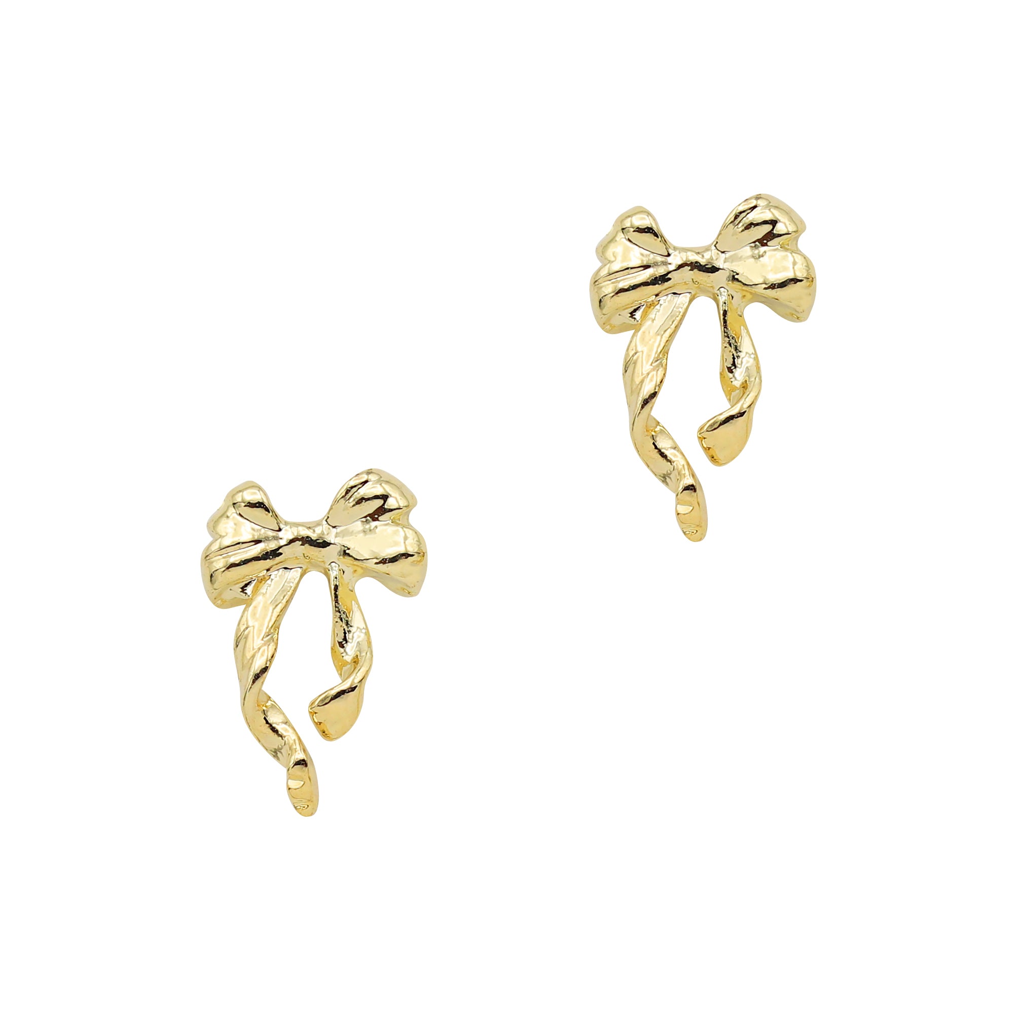 Darling Bow / Gold Darling Bow / Gold 3D Nail Art Charm Gem Decor Coquette Aesthetic Cute
