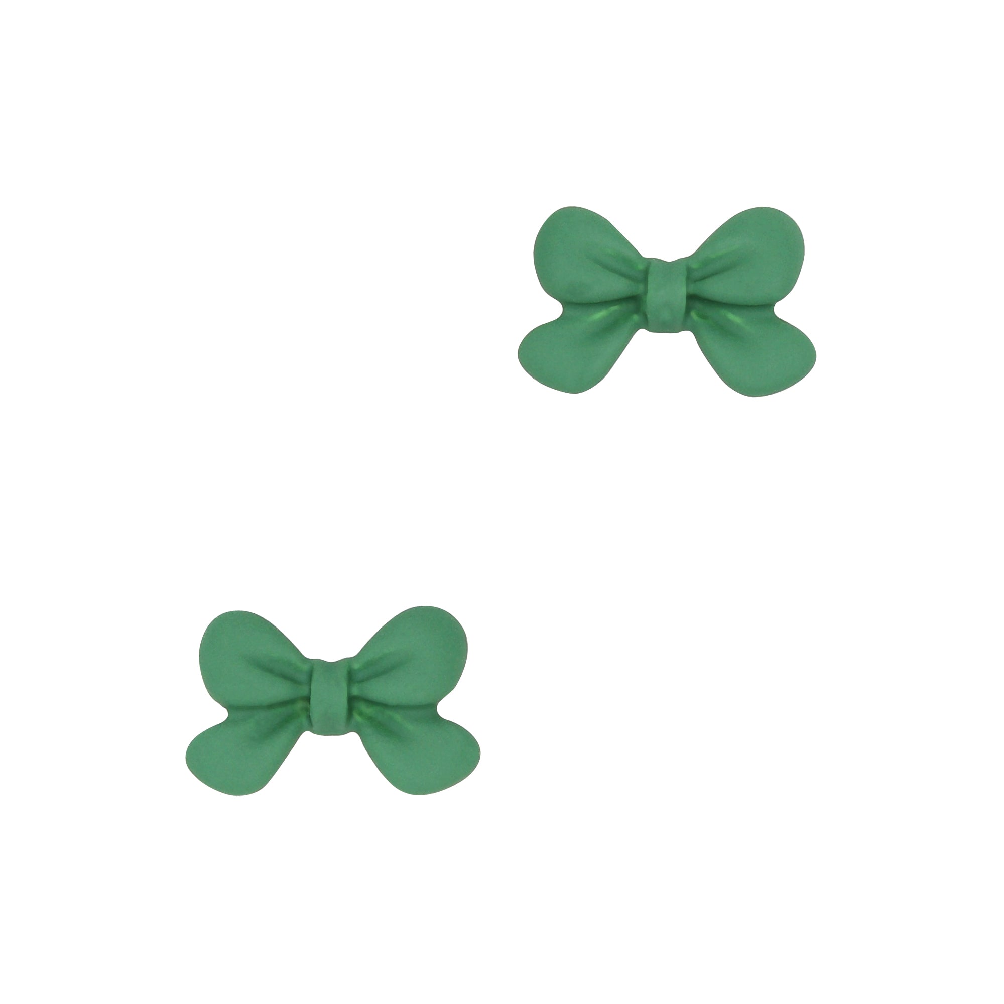 Elegant Bow / Green Elegant Bow / Green Christmas Holiday Nail Charm Coquette Dainty Small
