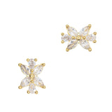 Marquise Wings / Zircon Charm / Gold Nail Jewelry Decor Wedding Trendy