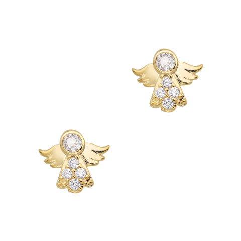 Festive Angel / Zircon Charm / Gold 3D Nail Art Christmas Holiday Winter Wonderland