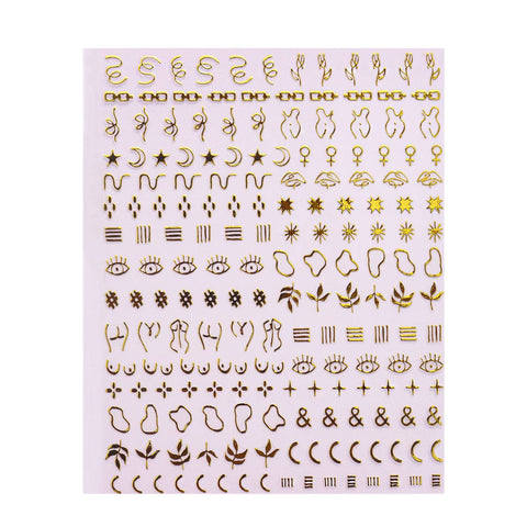 Deco Beauty Nail Art Stickers / Golden Hour