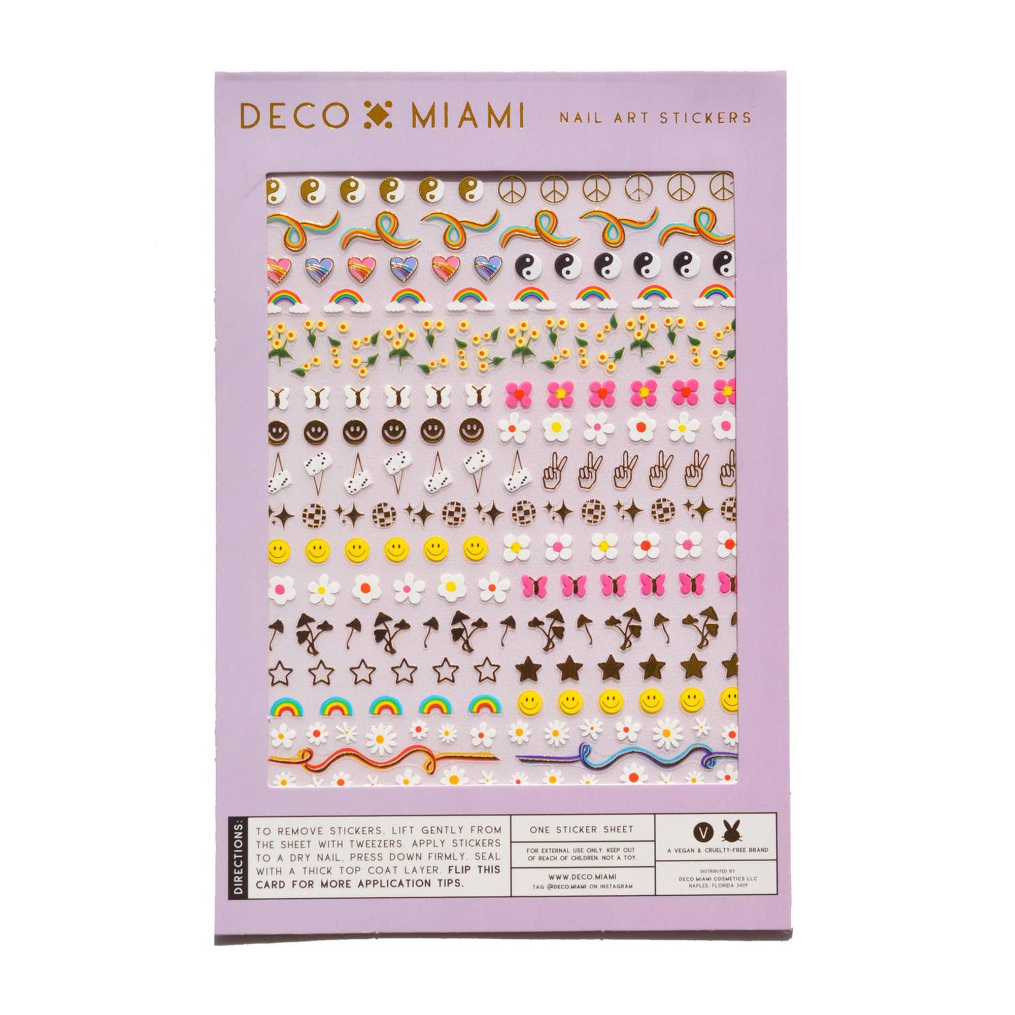 Deco Beauty Nail Art Stickers / Stay Groovy Deco Beauty Nail Art Stickers / Stay Groovy