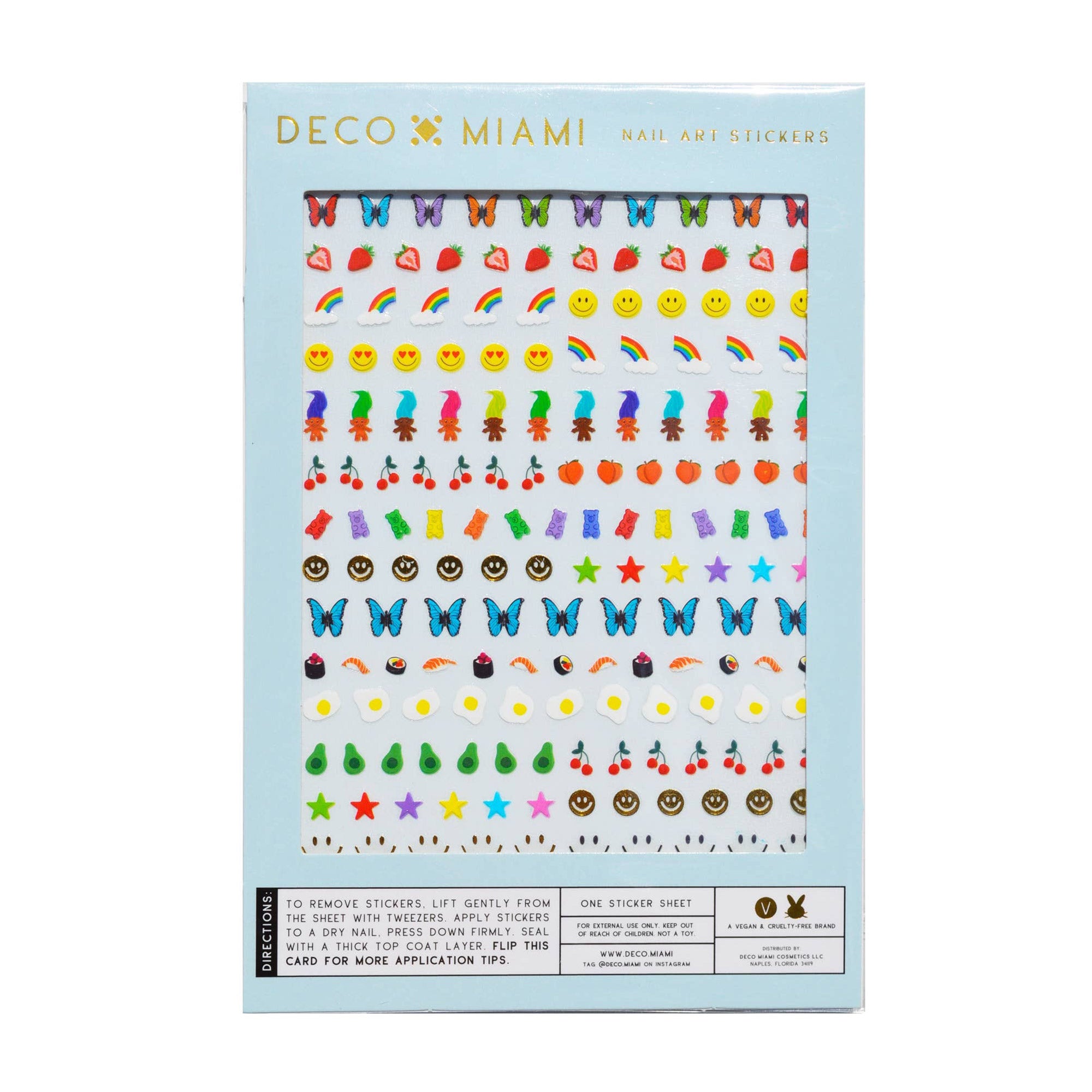 Deco Beauty Nail Art Stickers / Sunny Side Up Deco Beauty Nail Art Stickers / Sunny Side Up