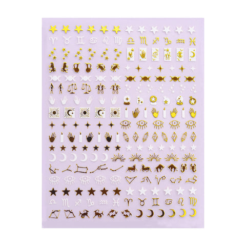 Deco Miami Nail Art Stickers / Zodiac
