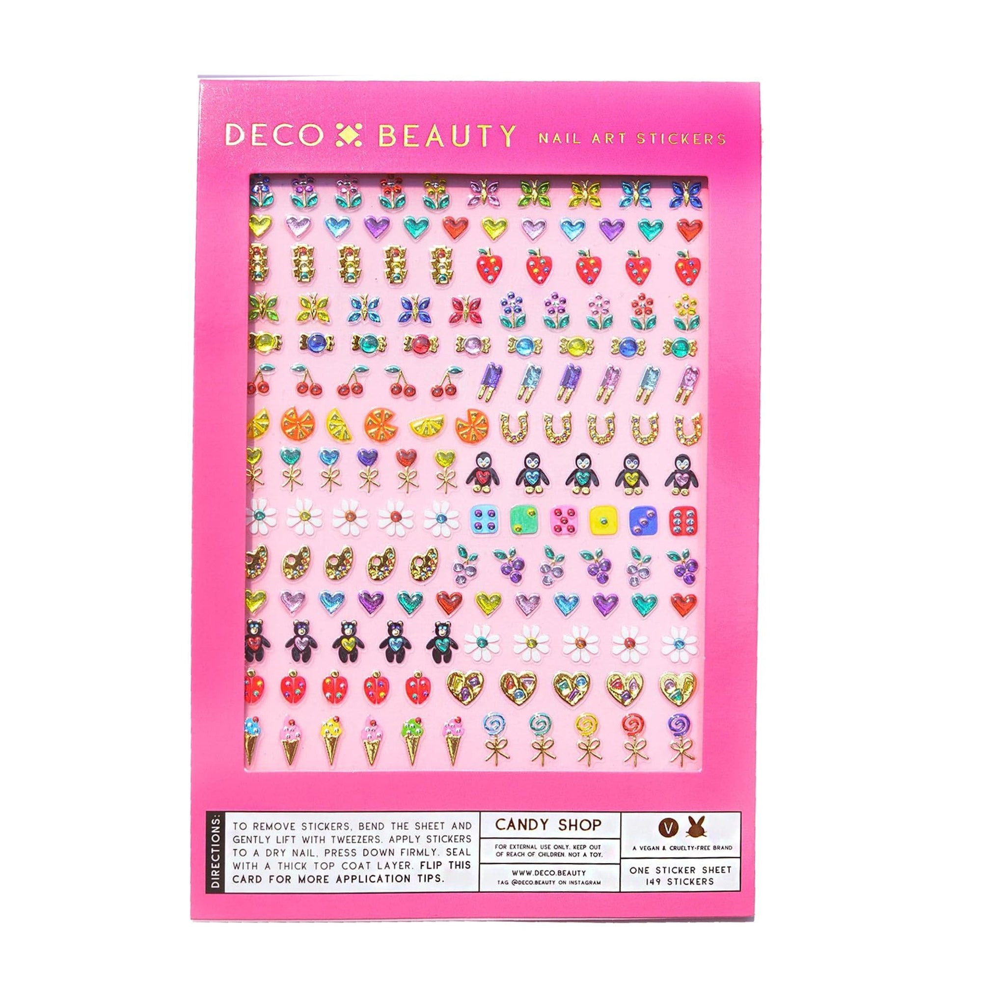Deco Beauty Nail Art Stickers / Candy Shop Deco Beauty Nail Art Stickers / Candy Shop
