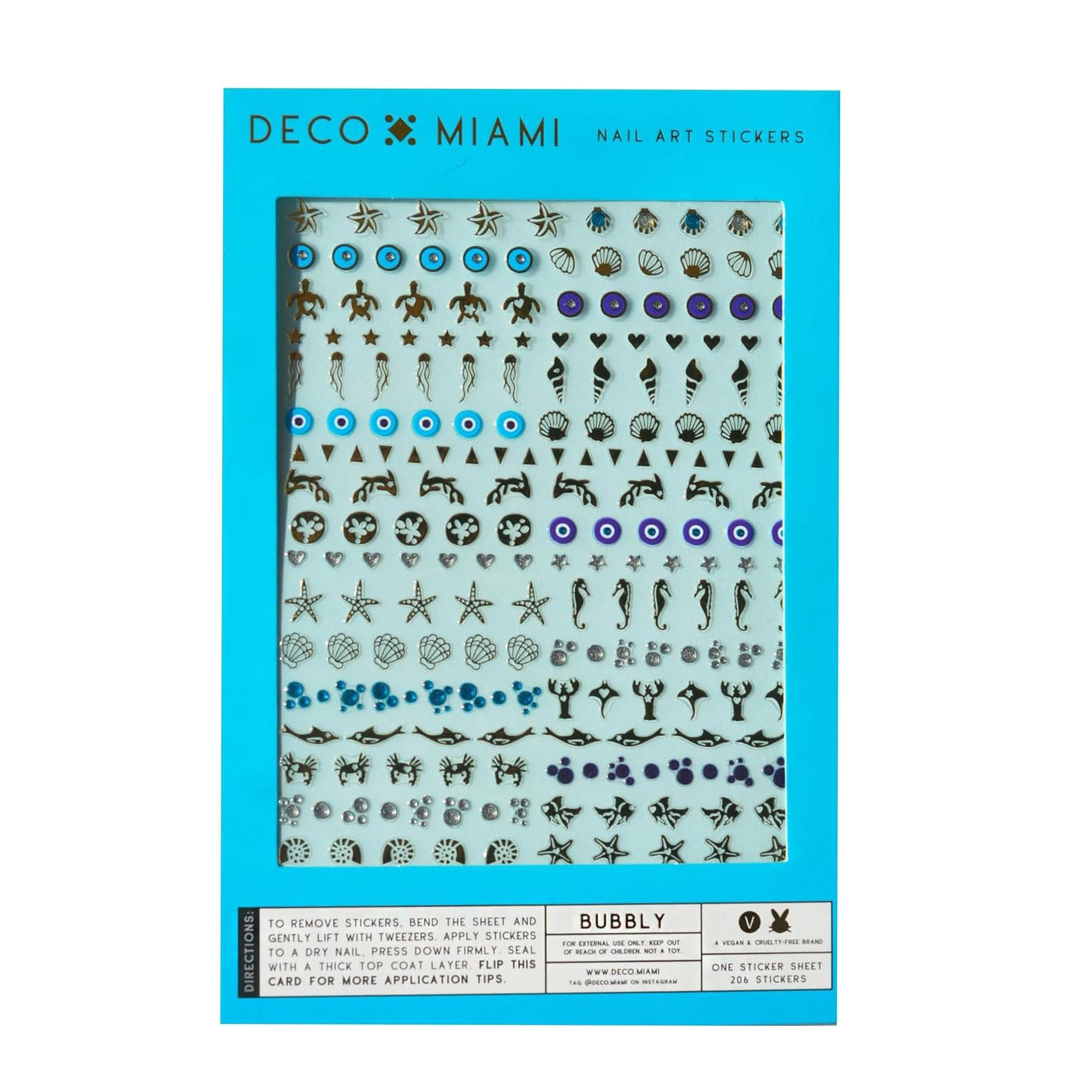 Deco Beauty Nail Art Stickers / Bubbly Deco Beauty Nail Art Stickers / Bubbly
