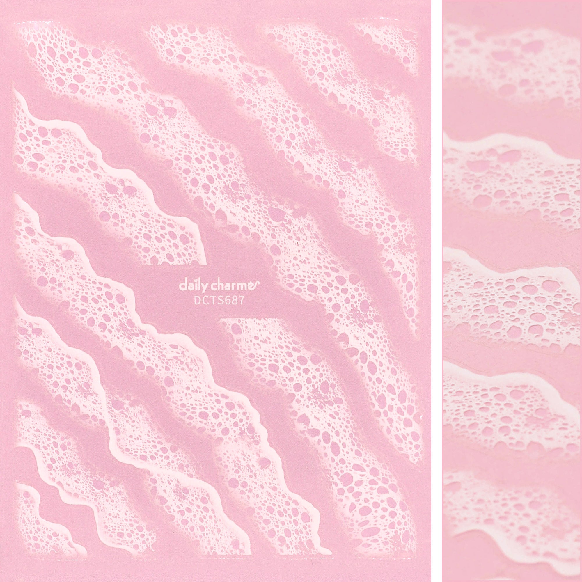 Chic Nail Art Sticker / Sea Foam Daily Charme Nail Art | Chic Nail Art Sticker / Sea Foam Mermaid Nails