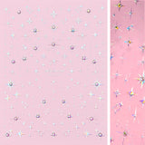 Bejeweled Nail Art Sticker Sparkles 3D Crystal Celestial Decal Eternal Starlight / Holographic Silver