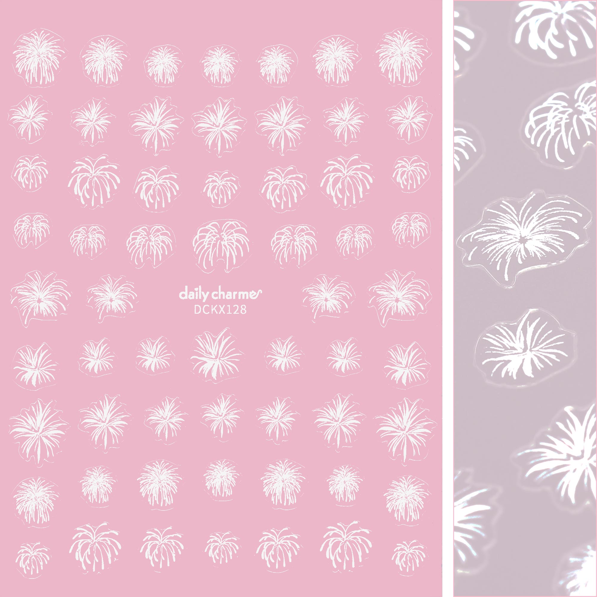 Chic Nail Art Sticker / Celebration Fireworks Chic Nail Art Sticker / Celebration Fireworks White Decal Nail Supplies