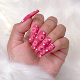 Kawaii Nail Art Sticker / Airbrush Hearts Valentine's Day White Decal