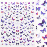 Trendy Butterfly Nail Art Sticker / Lavender Purple Butterflies Decal Trendy Cute Spring Summer