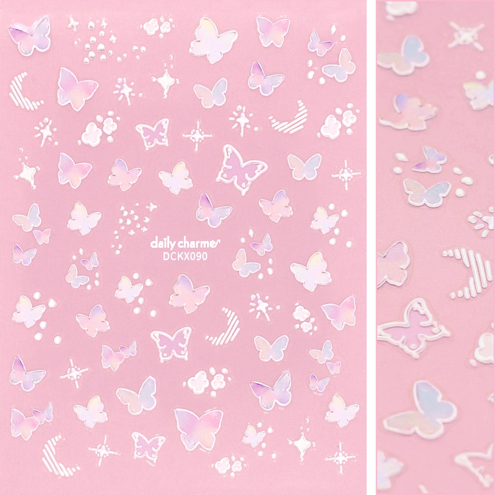 3D Embossed Nail Art Sticker / Celestial Butterfly 3D Embossed Nail Art Sticker / Celestial Butterfly