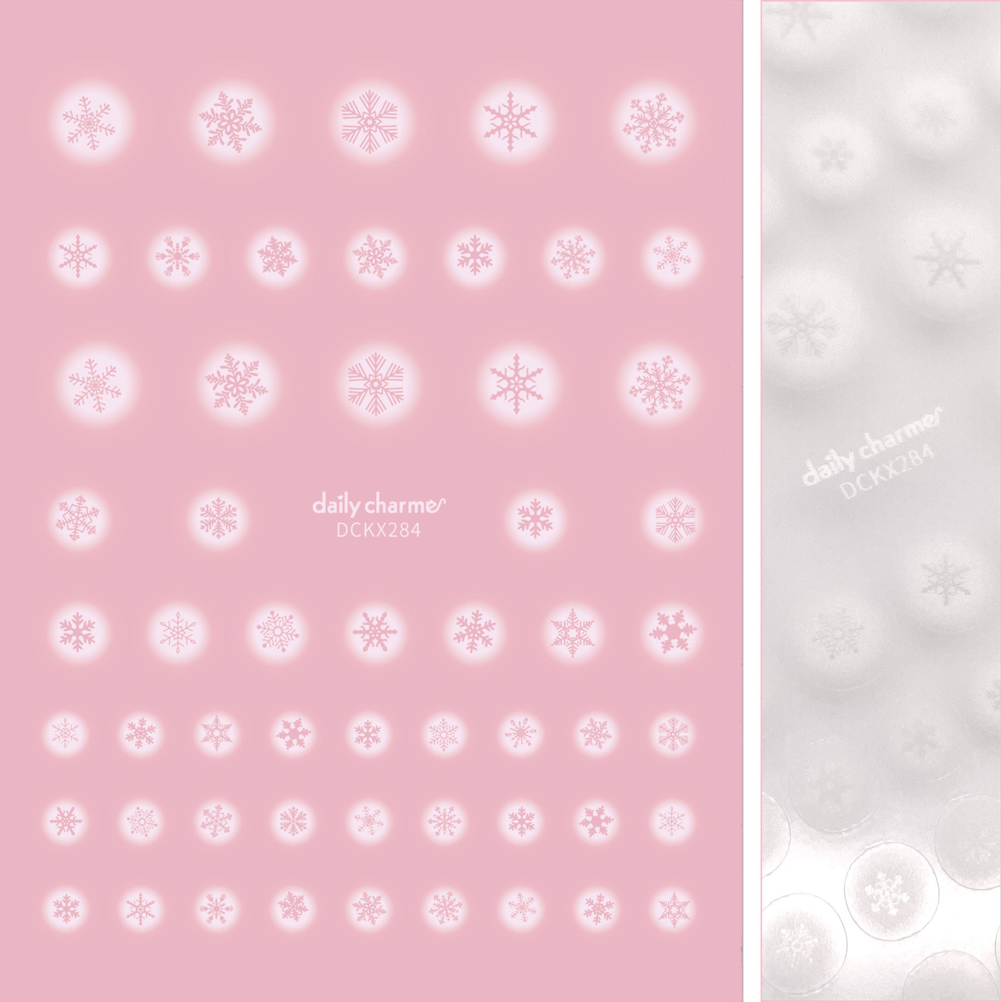 Holiday Snowflake Nail Art Sticker  / Airbrush Snow Holiday Snowflake Nail Art Sticker  / Airbrush Snow White Snowflake Winter Decal