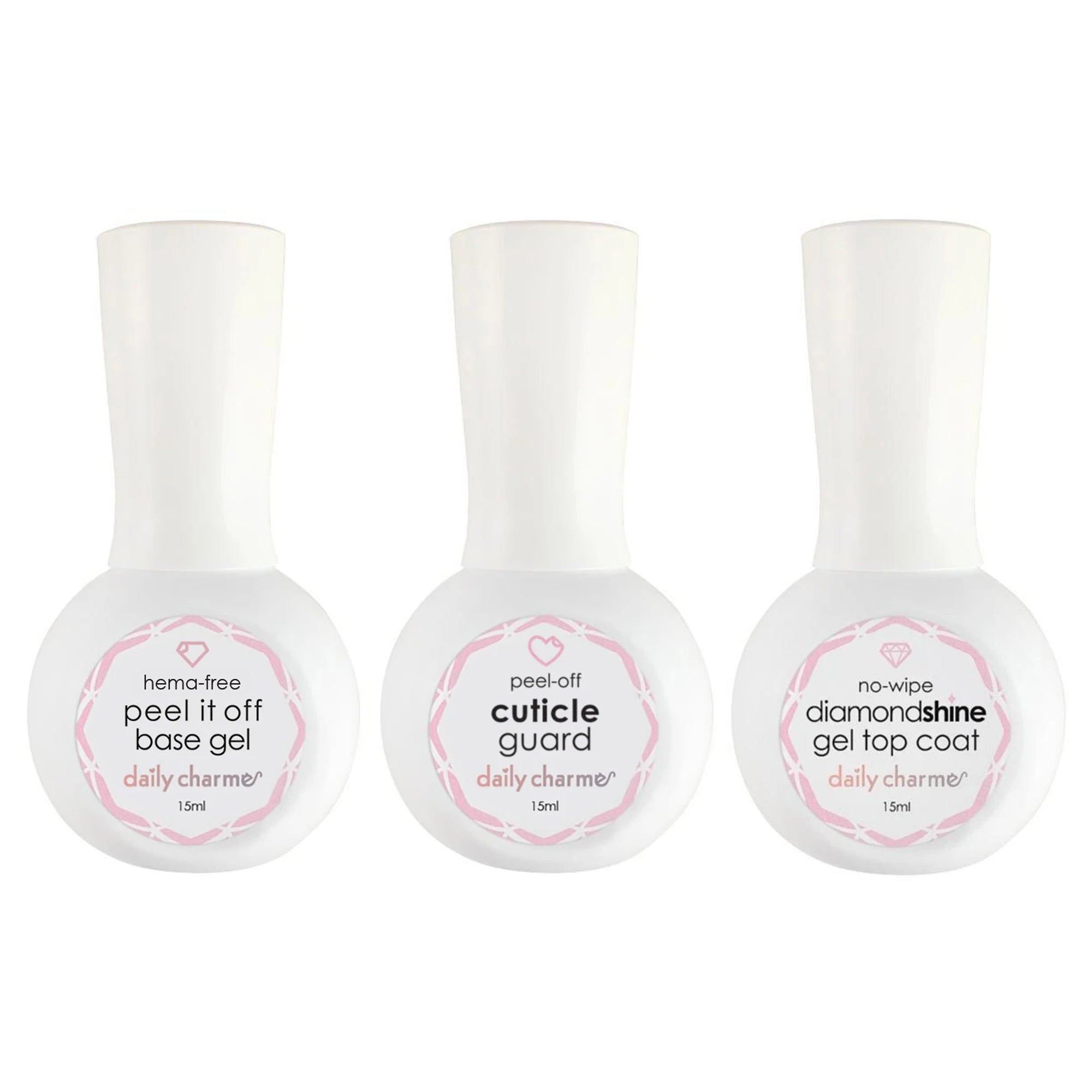 Daily Charme DIY Gel Essentials Kit Daily Charme DIY Gel Essentials Kit | Gel Nail Polish Bundle Deal HEMA Free