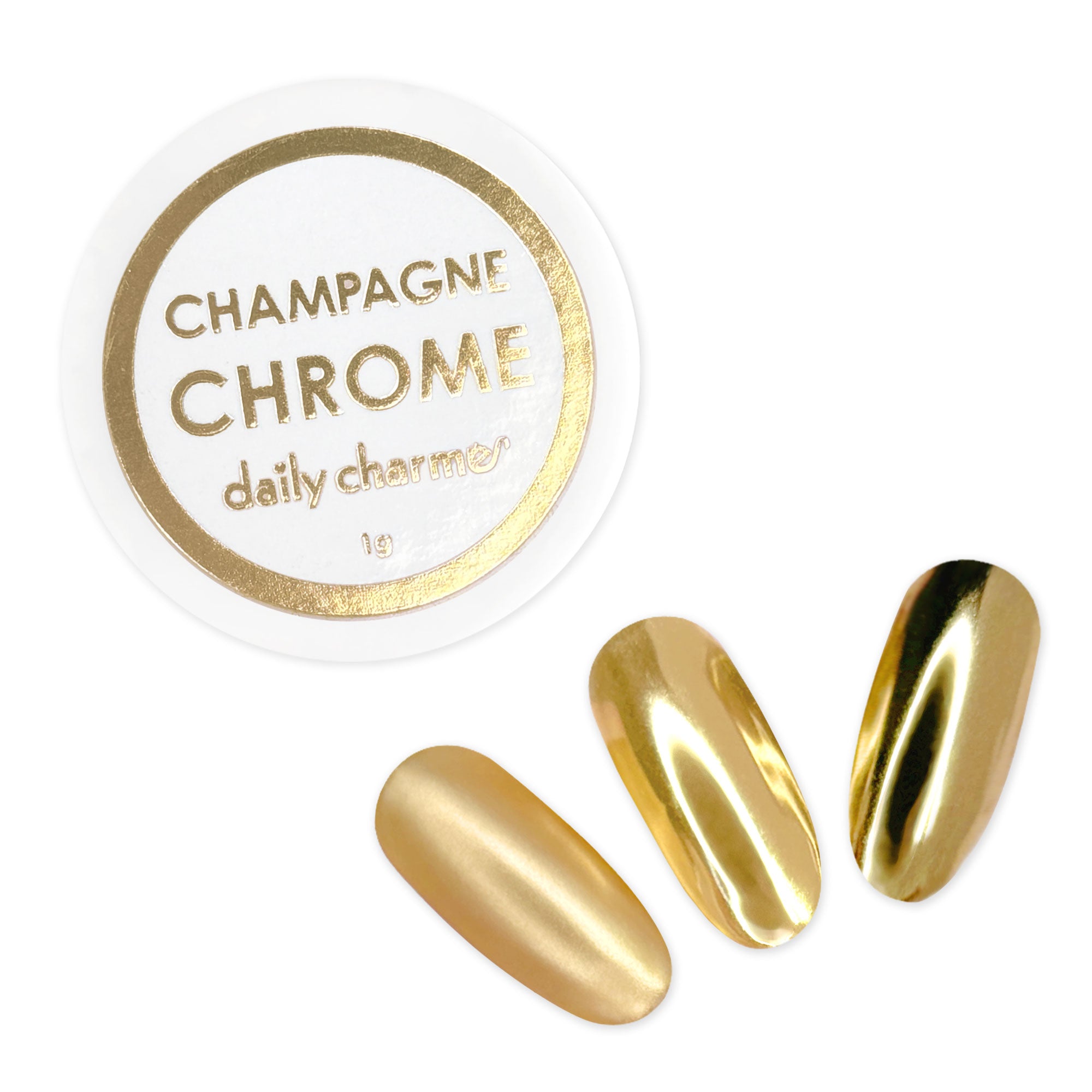 Mirror Champagne Gold Chrome Powder Mirror Champagne Gold Chrome Powder Nail Art Pigment Popular Classic Color 2024 New Viral