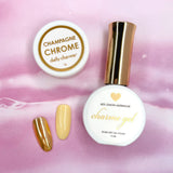 Mirror Champagne Gold Chrome Powder Nail Art Pigment Popular Classic Color 2024 New Viral