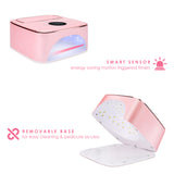 Daily Charme LITlumi Rechargeable Hybrid LED Lamp / Pink Gel Polish Quality Professional Wireless Portable Pedicure Manicure