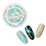 Glow in the Dark Starry Moon Glitter Mix Nail Art Decor Iridescent