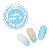 Iridescent Glitter Dust / Bluebell / Spring Nail Art / Pastel Blue