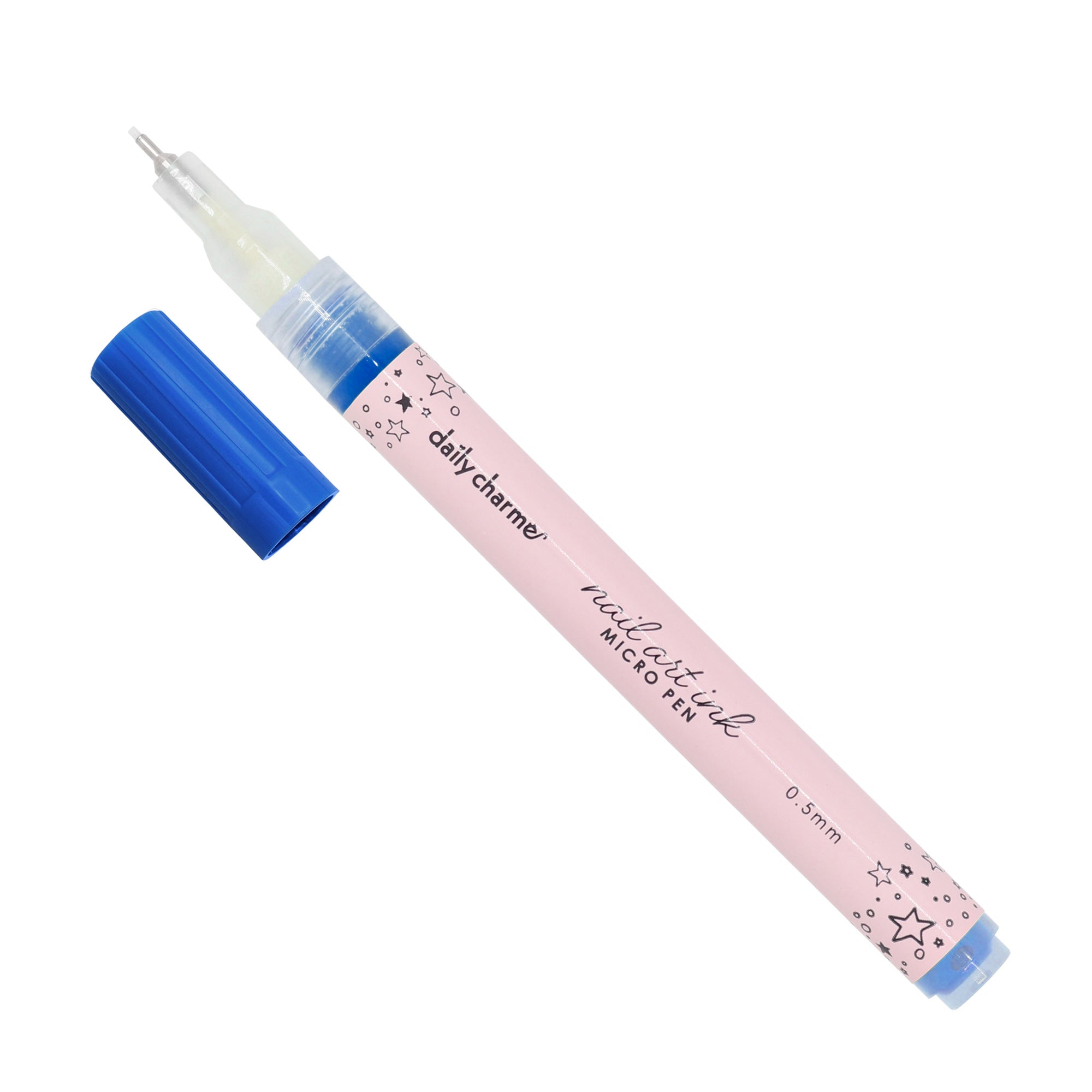 Nail Art Ink Micro Pen / Blue Nail Art Ink Micro Pen / Blue Drawing Design