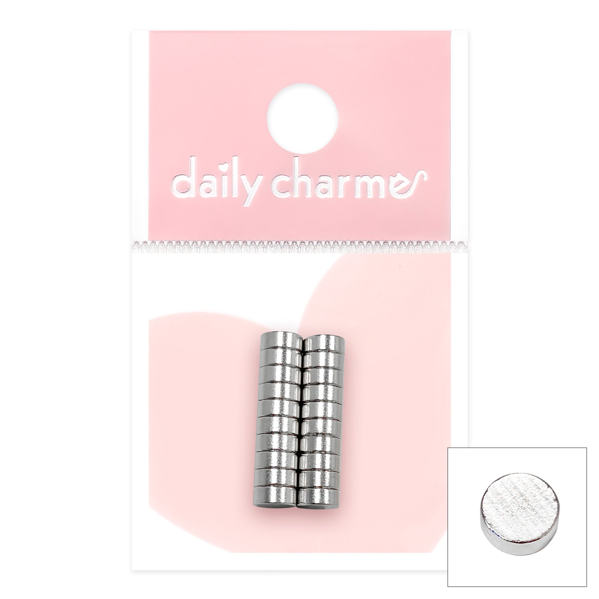 Mini Round Cat Eye Magnet Disc Set / 20PC Mini Round Cat Eye Magnet Disc Set / 20PC Plaid Grid Pattern Nail Art Polish Gel