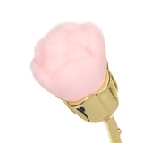 Rose Stem Makeup Brush / Red Nail Art Dusting Brush Valentine's Day Spring Gift Idea