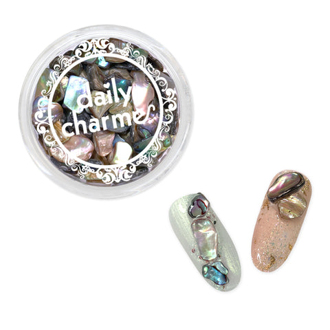 Crushed Seashell / Paua / Large Shell Ocean Summer Nail Art Japanese Design