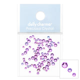 Preciosa Round Flatback Rhinestone / Vitrail Light Purple Lilac Crystal for Nail Art