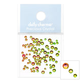 Preciosa Round Flatback Rhinestone / Vitrail Medium Chameleon Green Pink Yellow Crystal for Nail Art