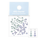 Preciosa Round Flatback Rhinestone / Mesmera Color Changing Magical Crystal for Nail Art Green Purple UV Chameleon