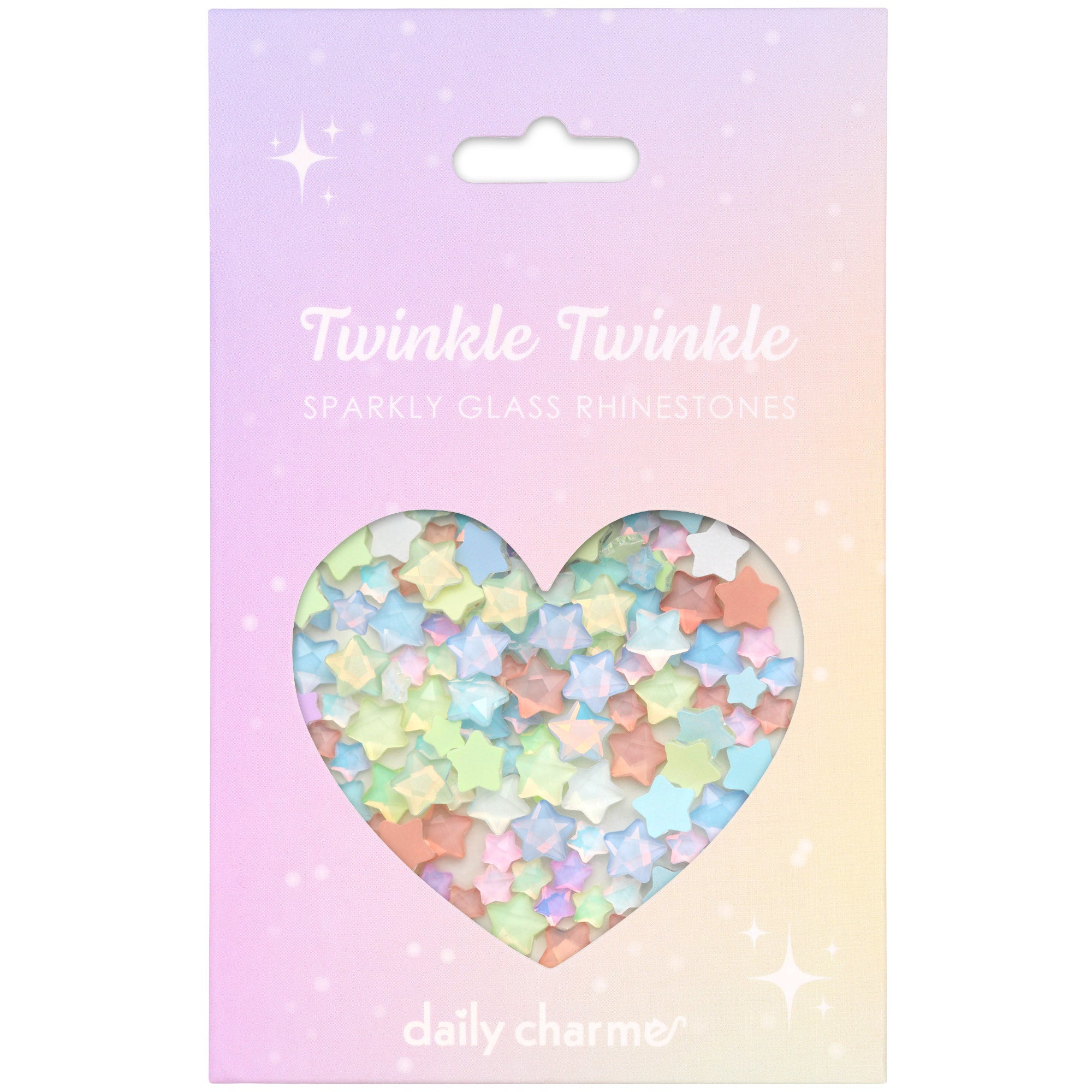 Twinkle Twinkle Pastel Star Flatback Rhinestone Mix Twinkle Twinkle Pastel Star Flatback Rhinestone Mix Nail Art Crystal Rainbow Iridescent