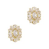 Daily Charme Nail Art Charms Vintage Diamond Brooch / Zircon Charm / Gold