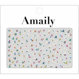 Daily Charme Amaily Japanese Nail Art Sticker / Wildflower / Colorful