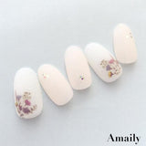 Daily Charme Nail Art Supply Amaily Japanese Nail Art Sticker / Dry Flowers