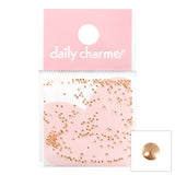 Nail Art Decoration Ultra Mini Round Studs Rose Gold Metallic Dot