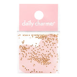Nail Art Decoration Ultra Mini Round Studs Rose Gold Metallic Dot