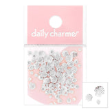 Seashell Studs Mix / Silver