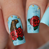 Daily Charme Nail Art | Ultra Mini Square Pyramid Stud / Gold