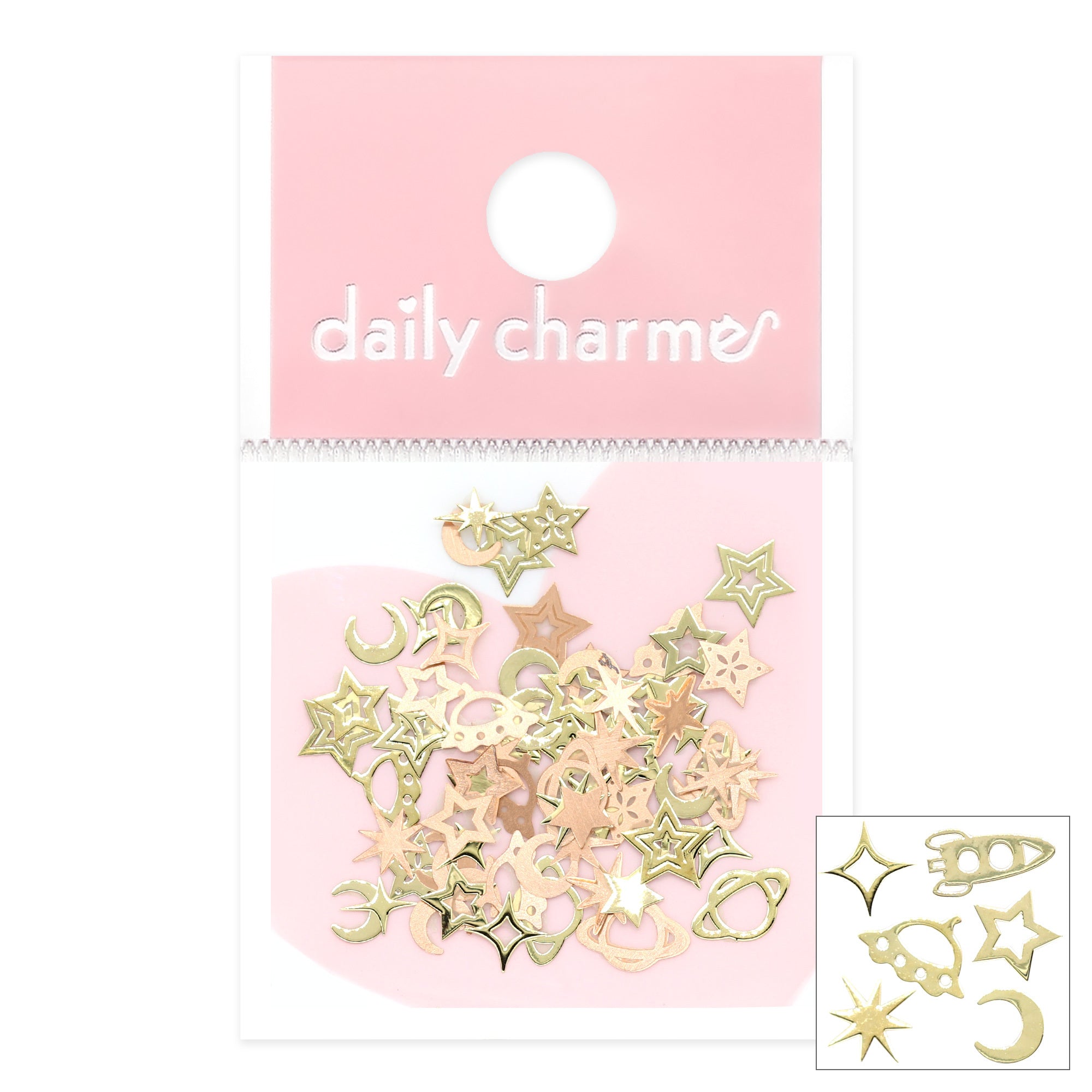 Space Fun Stud Mix Daily Charme Nail Art | Space Fun Stud Mix
